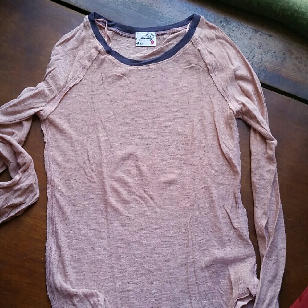 Free People Intimately long sleeve shirt NWOT